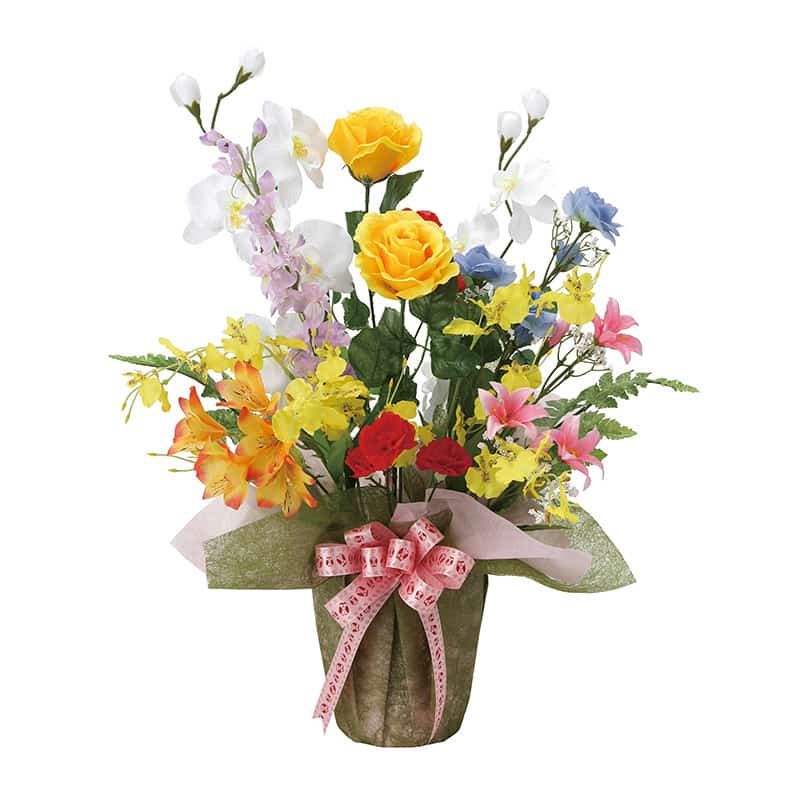 アートクリエーション 光の楽園 アートフラワー 開運8色フラワー 47R70 1個（ご注文単位1個）【直送品】