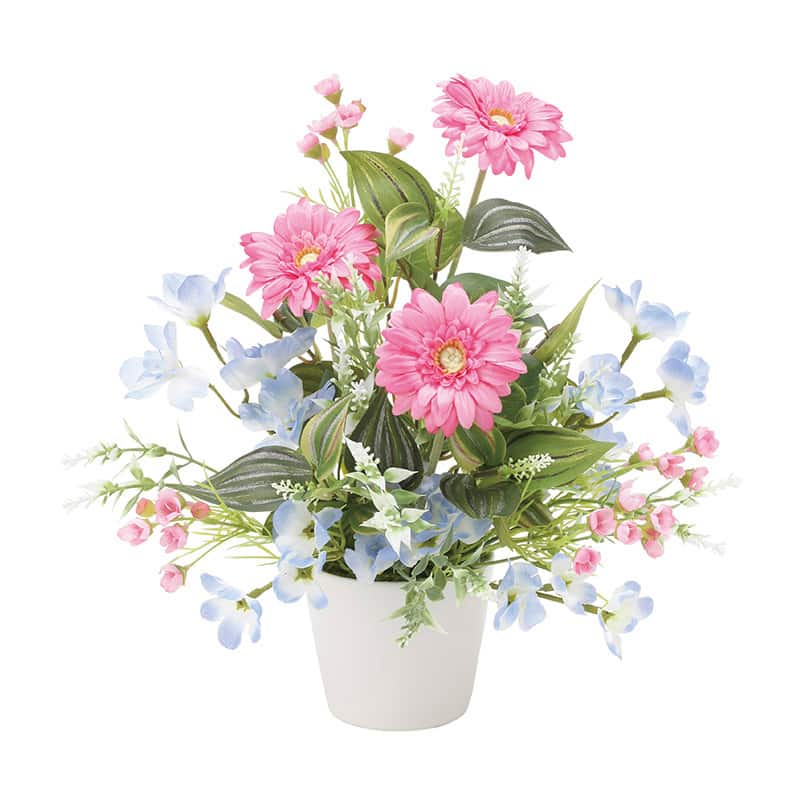 アートクリエーション 光の楽園 アートフラワー シェリガーベラ 2384R55 1個（ご注文単位1個）【直送品】