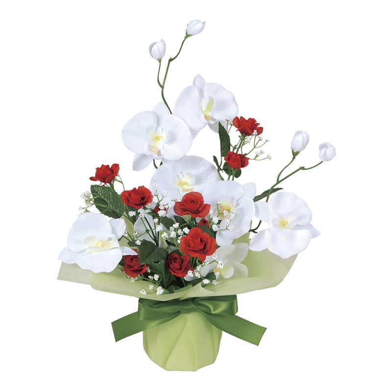 アートクリエーション 光の楽園 アートフラワー ブライトコチョウラン 64R40 1個（ご注文単位1個）【直送品】