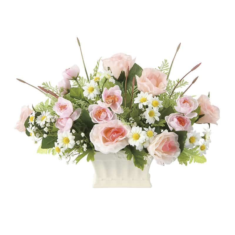 アートクリエーション 光の楽園 アートフラワー スモールデージー 2381R80 1個（ご注文単位1個）【直送品】