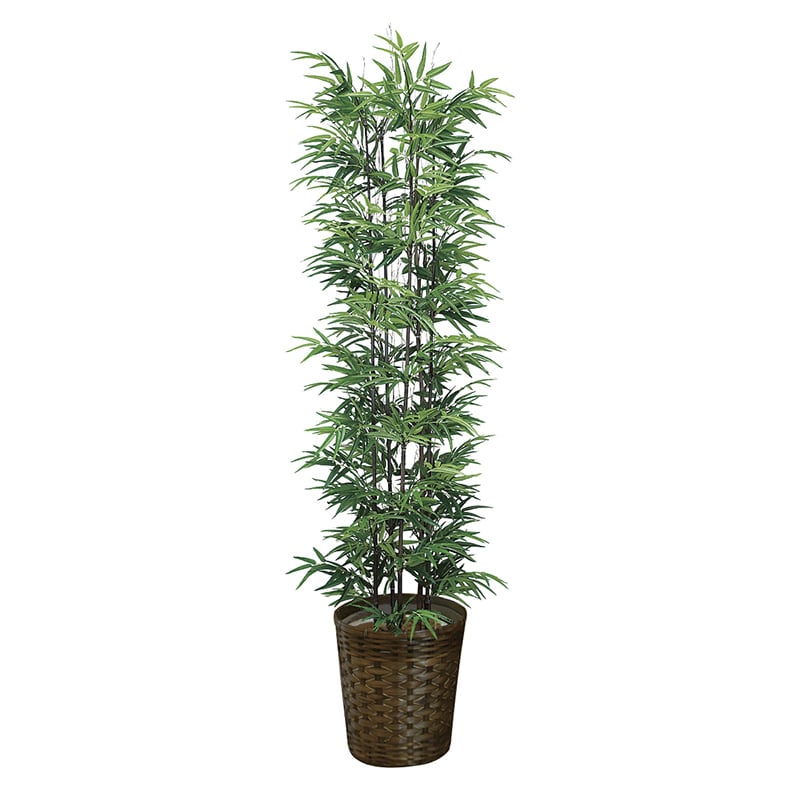 アートクリエーション 光の楽園 フェイクグリーン 黒竹 1.8m 775A450 1個（ご注文単位1個）【直送品】