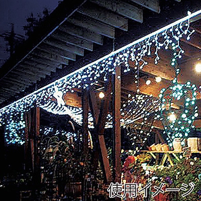 やまと興業 LEDアイスクルライト 180球 コントローラ付 ホワイト色 クリアコード 1個(ご注文単位1個)【直送品】