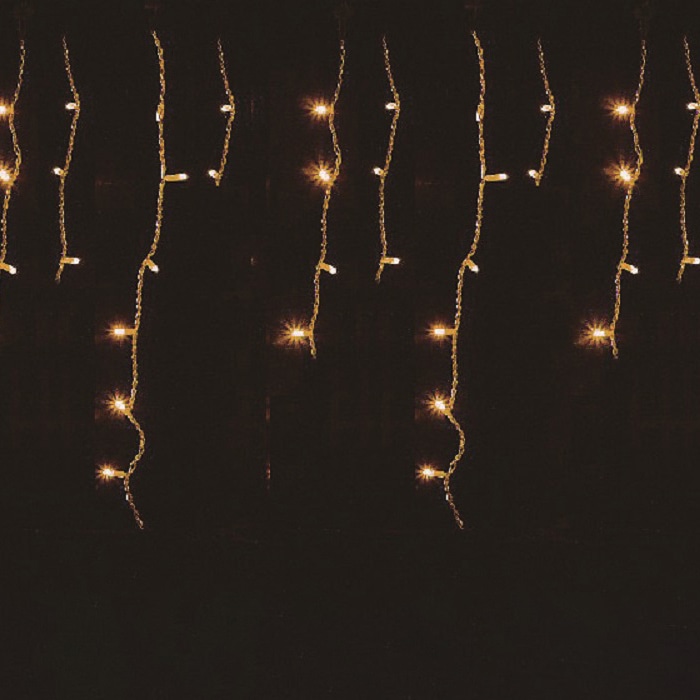 やまと興業 LEDアイスクルライト　180球　コントローラ付 ゴールド色　クリアコード  1個（ご注文単位1個）【直送品】