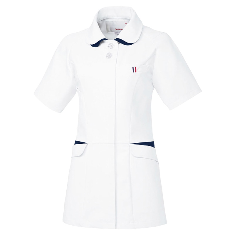 ルコックジャケット　UQW1040-5 ホワイト×ネイビー　L  1個（ご注文単位1個）【直送品】