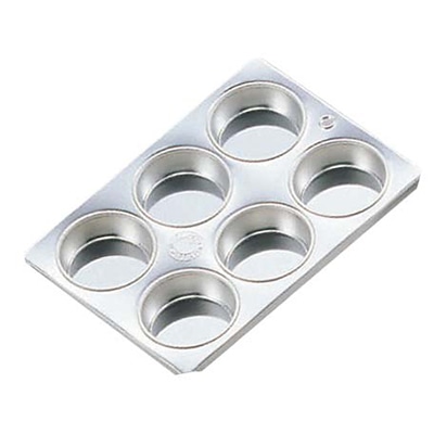 久保寺軽金属工業所FKブリキマフィン型C#11カップ6ヶ付 1個（ご注文単位1個）【直送品】