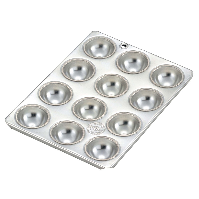 ブリキマコロン型マフィン型12カップ 1個（ご注文単位1個）【直送品】