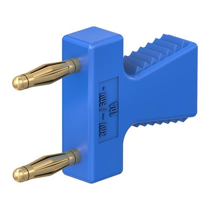 エスコ EA940DP-413 φ2mmx12mmジャンパプラグ(青) 1個(ご注文単位1個)【直送品】