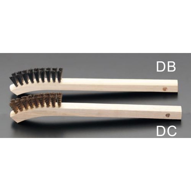 エスコ EA109DC 215mm柄付ワイヤーブラシ(真鍮製) 1個(ご注文単位1個)【直送品】