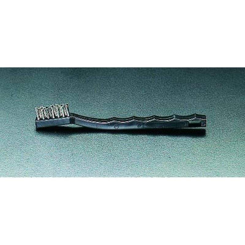 エスコ EA109DG 180mm柄付ワイヤーブラシ(ステンレス製) 1個(ご注文単位1個)【直送品】