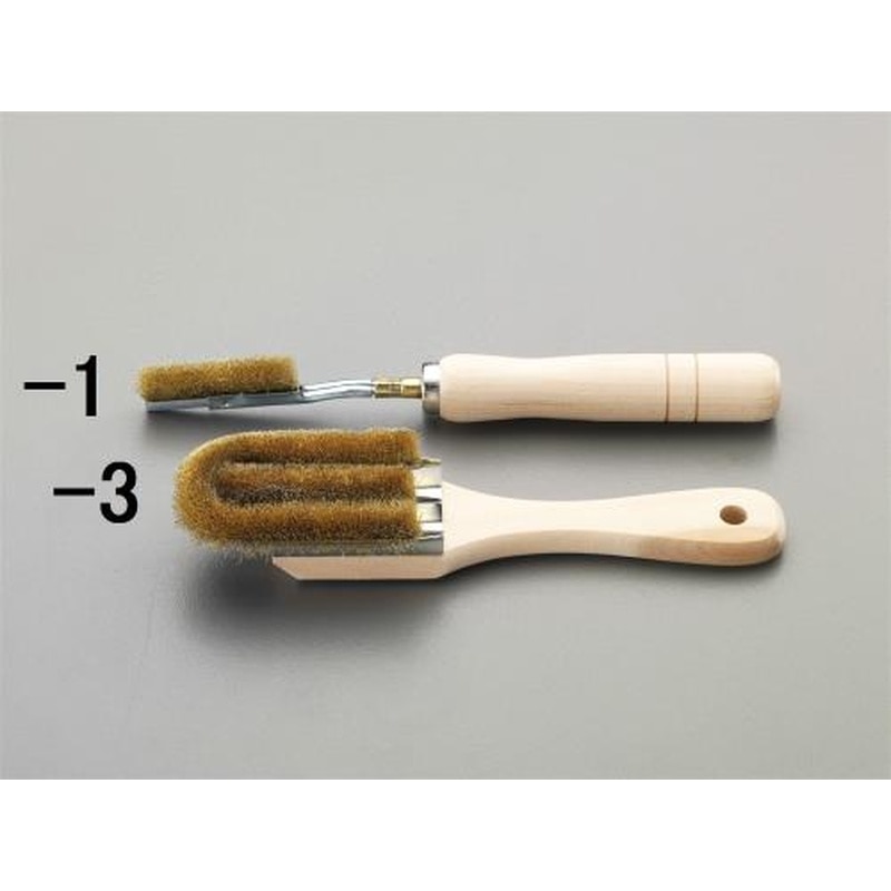 エスコ EA109G-3 240mm3行ブラシ(真鍮製) 1個(ご注文単位1個)【直送品】