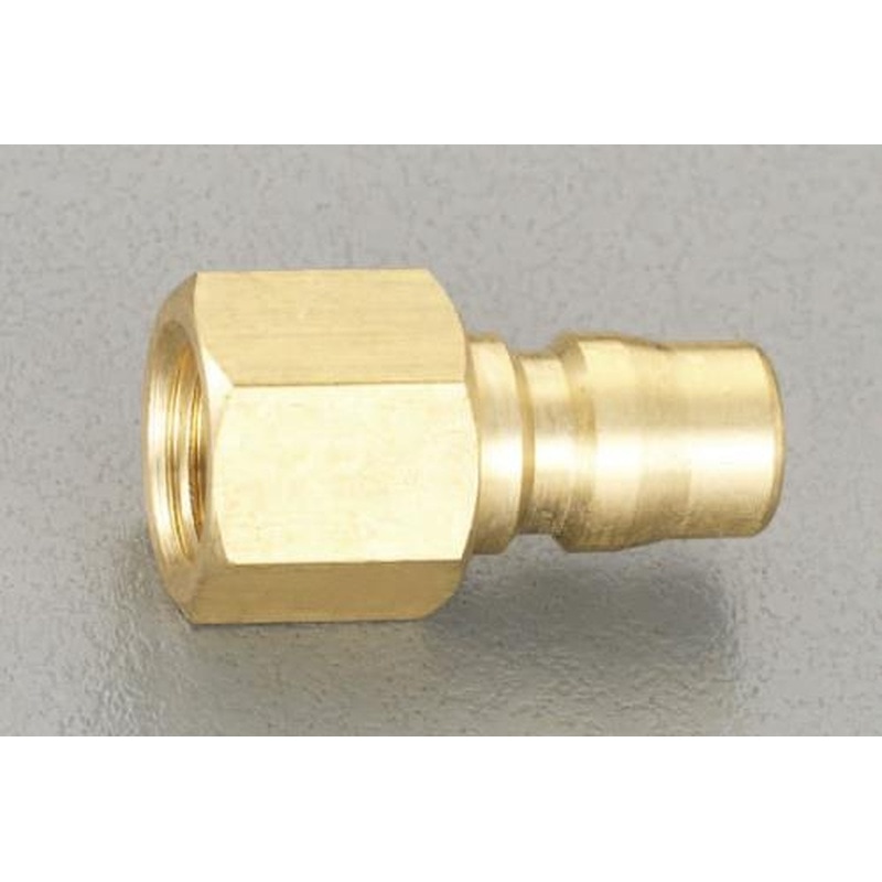 エスコ EA140AC-6 Rc3/4”雌ねじプラグ(中圧用/真鍮製) 1個（ご注文単位1個）【直送品】