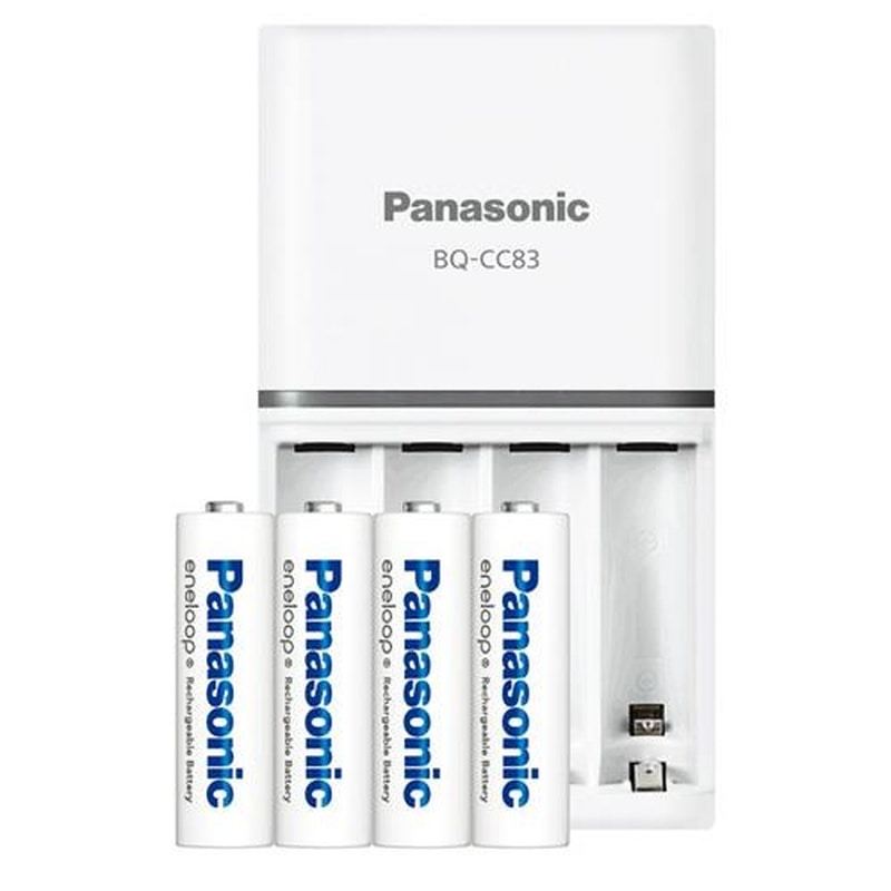 エスコ EA758YS-30D[単3・単4]充電器(エネループ単3x4本付セット) 1個（ご注文単位1個）【直送品】