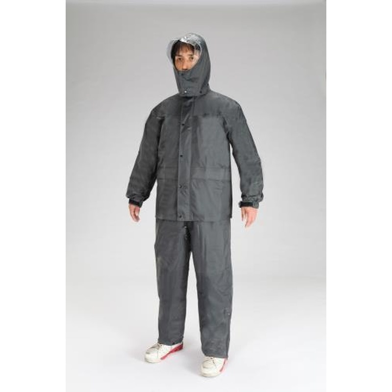 エスコ EA996XA-14B[3L]レインウェアー(ダークグレー) 1個（ご注文単位1個）【直送品】