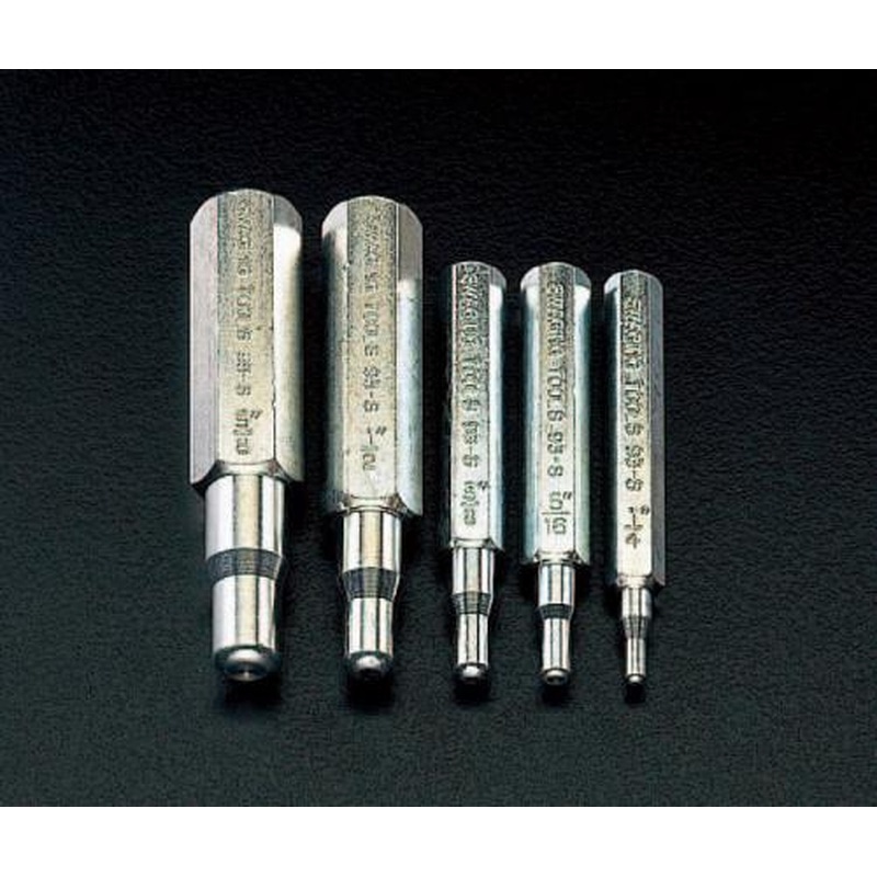 エスコ EA212CB 5本組(1/4”-5/8”)バーセージングツール 1個(ご注文単位1個)【直送品】