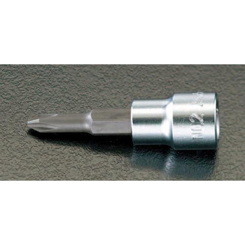 エスコ EA618BX-4 3/8”DR/#4［＋]ビットソケット 1個（ご注文単位1個）【直送品】