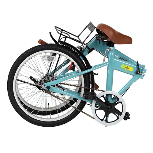 エスコ EA986Y-16D 20インチ 折り畳み式自転車(グレイブルー) 1個(ご注文単位1個)【直送品】