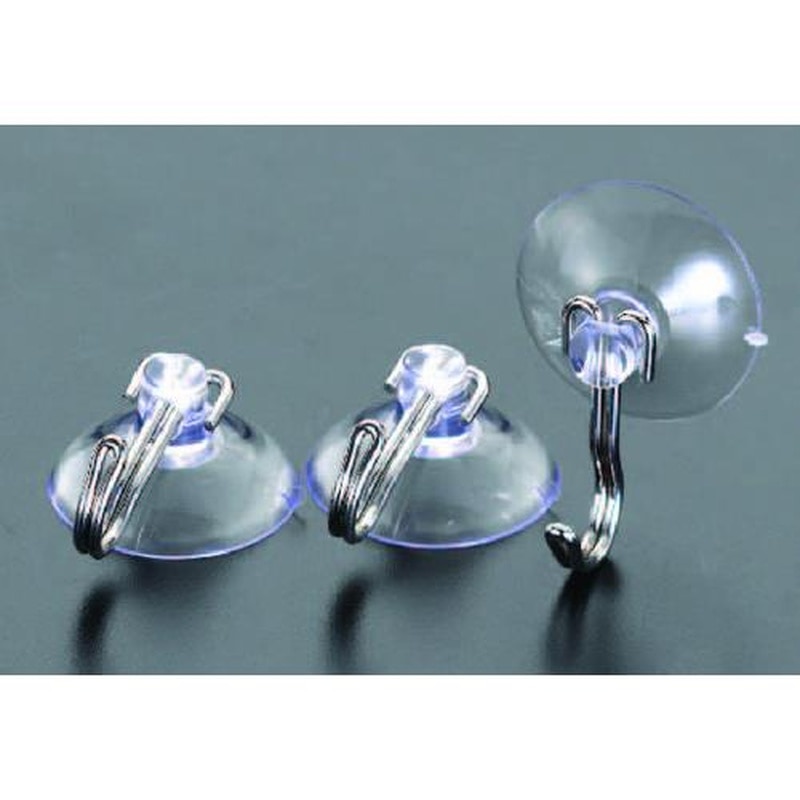 エスコ EA638LA-24B φ37mm/700g吸盤フック(3個x10パック) 1個(ご注文単位1個)【直送品】