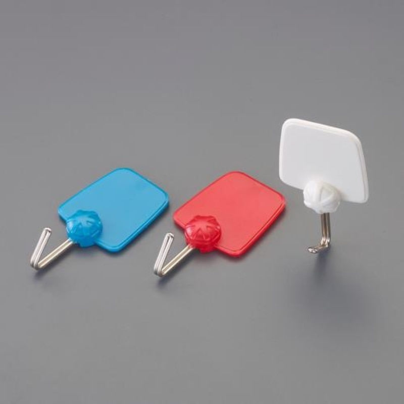 エスコ EA638LA-31B 1.2kgフック(粘着付/3個x10パック) 1個(ご注文単位1個)【直送品】