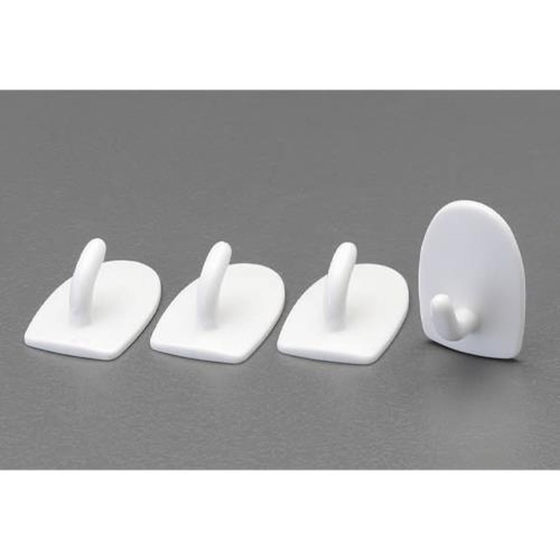 エスコ EA638LL-31B 0.5kgフック(粘着付/40個) 1個(ご注文単位1個)【直送品】