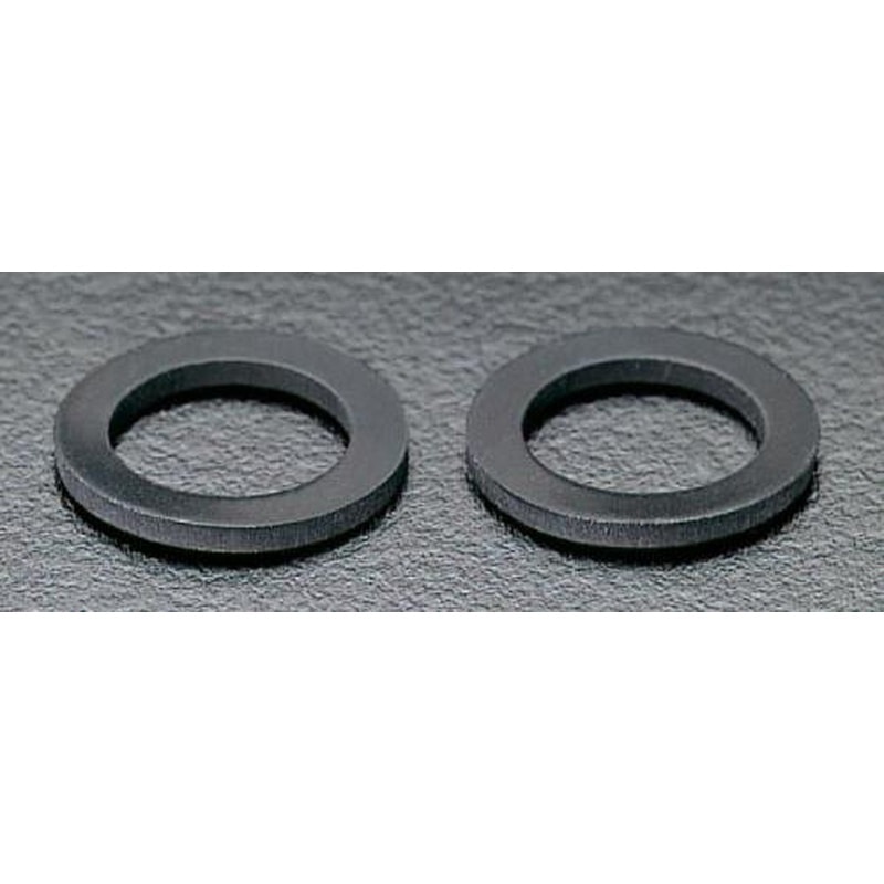 エスコ EA423P-2 17.5x12.0x2.0mmゴム平パッキン(2枚) 1個（ご注文単位1個）【直送品】