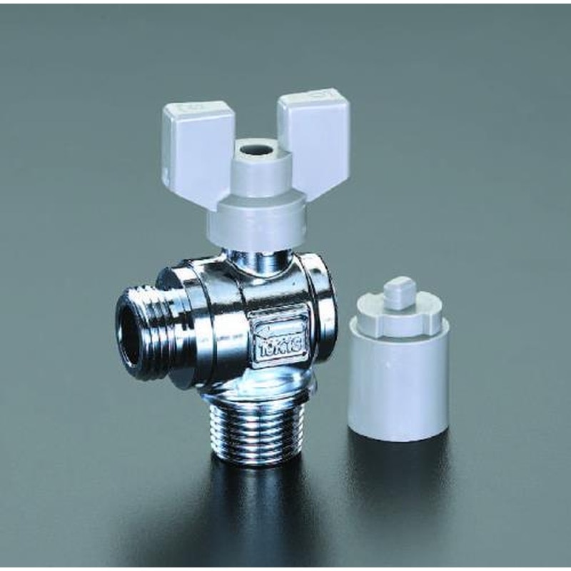 エスコ EA425AD-13 R1/2”xG1/2”ボールバルブ(L型) 1個（ご注文単位1個）【直送品】