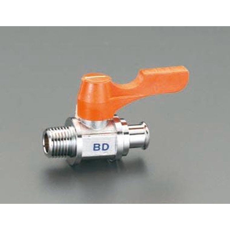 エスコ EA425BD-310 R3/8”x12.0mmミニボールバルブ(ドレン用) 1個（ご注文単位1個）【直送品】