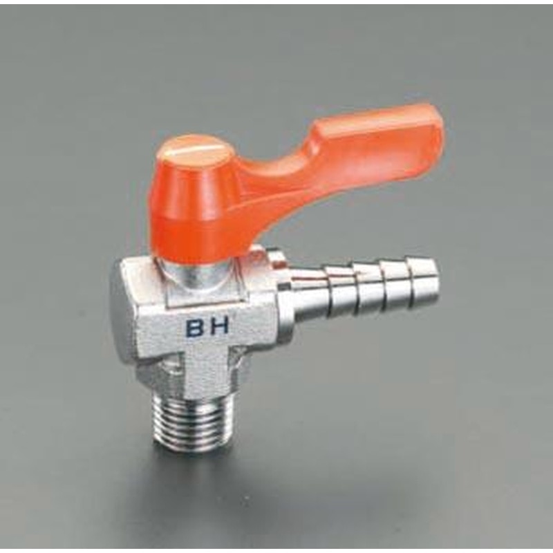エスコ EA425BH-39 R3/8”x9.0mmボ―ルバルブ(ステム式・アングル) 1個（ご注文単位1個）【直送品】