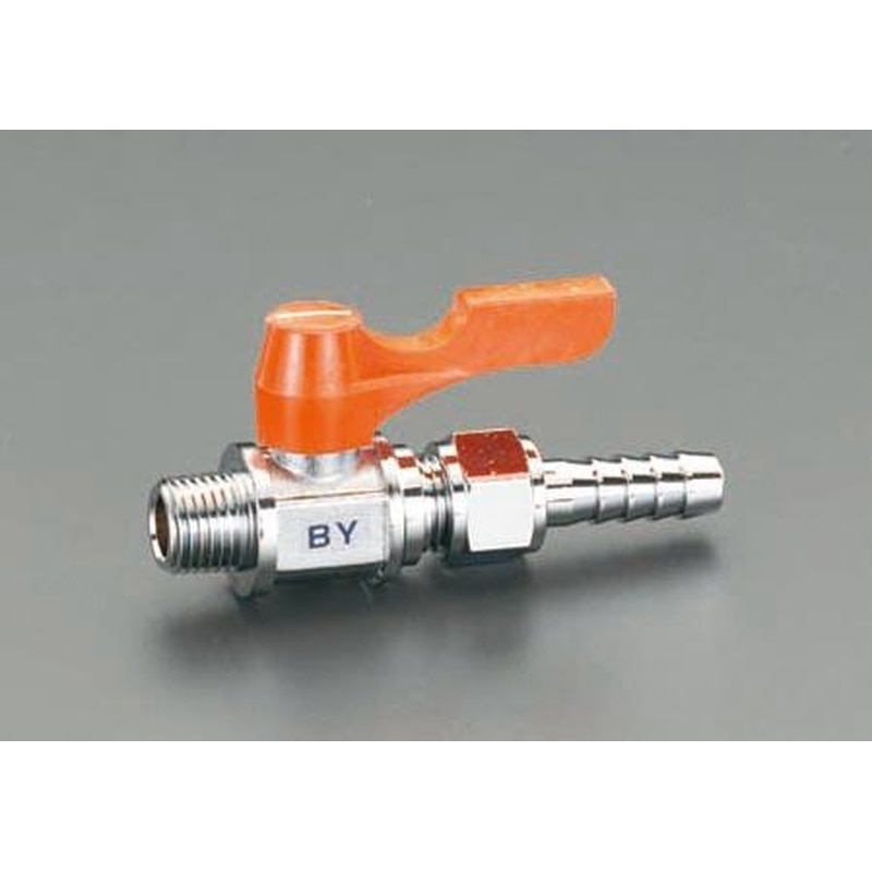 エスコ EA425BY-22 R1/4”x8.0mmミニボールバルブ 1個（ご注文単位1個）【直送品】