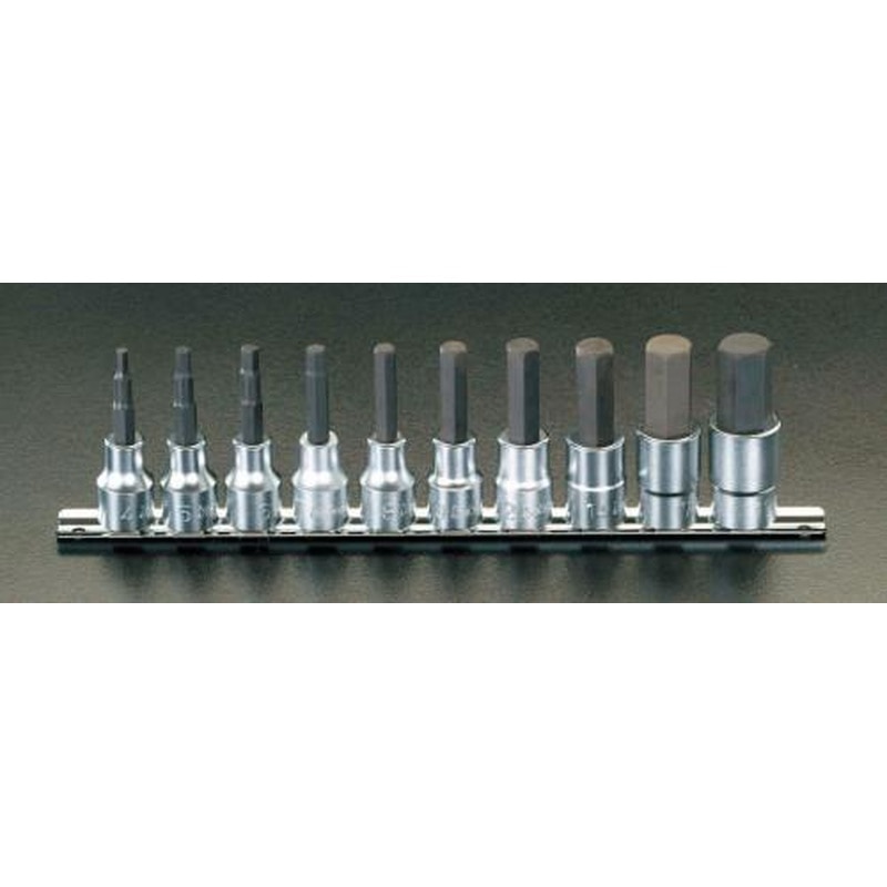 エスコ EA618CT 1/2”DR/4-19mm［INHEX]ビットソケット 1個（ご注文単位1個）【直送品】