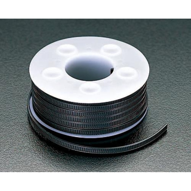 エスコ EA475S-1B 4.5mmx15mバンド(黒) 1個（ご注文単位1個）【直送品】
