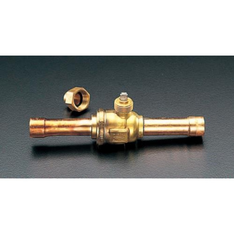 エスコ EA496-3 3/8”冷凍機用ボールバルブ 1個（ご注文単位1個）【直送品】