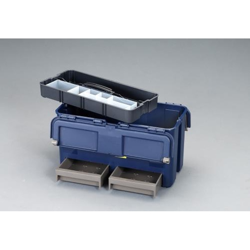 エスコ EA505RA-27 475x240x250mm工具箱(中皿・引出し付) 1個（ご注文単位1個）【直送品】