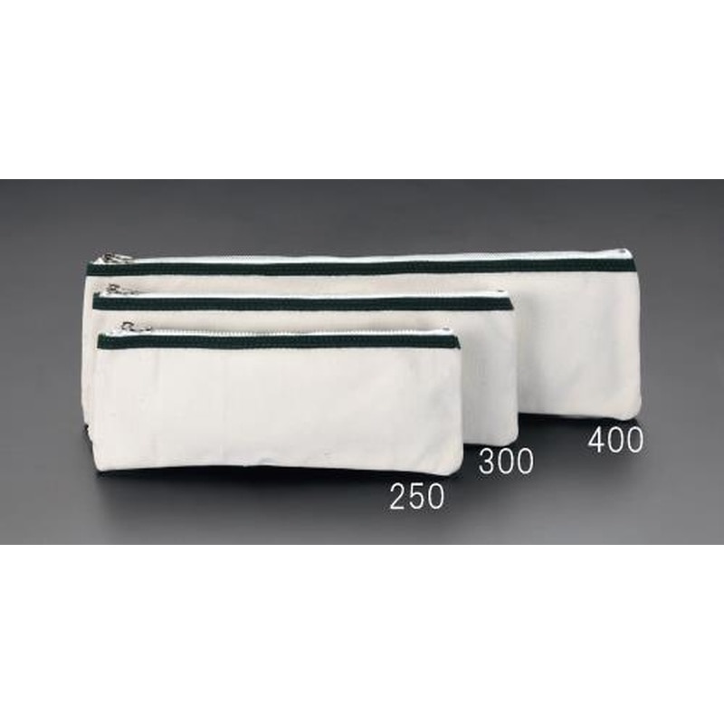 エスコ EA509-400 400mm小物工具袋(キャンバス) 1個(ご注文単位1個)【直送品】