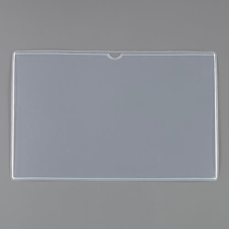 エスコ EA762C-11B 66x97mm/B8カードホルダー(軟質/20枚) 1個（ご注文単位1個）【直送品】