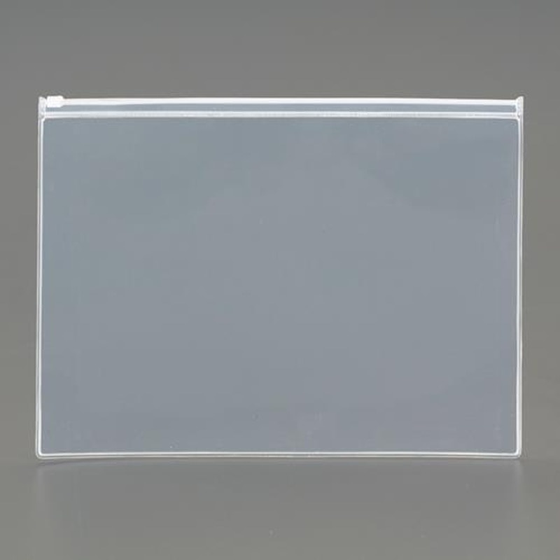 エスコ EA762CB-3B 332x229mm/A4ファスナー付きケース(10枚入 1個（ご注文単位1個）【直送品】