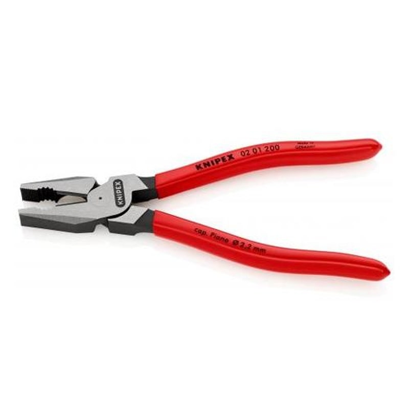 エスコ EA534K-200 200mm電工ペンチ(偏芯型) 1個（ご注文単位1個）【直送品】