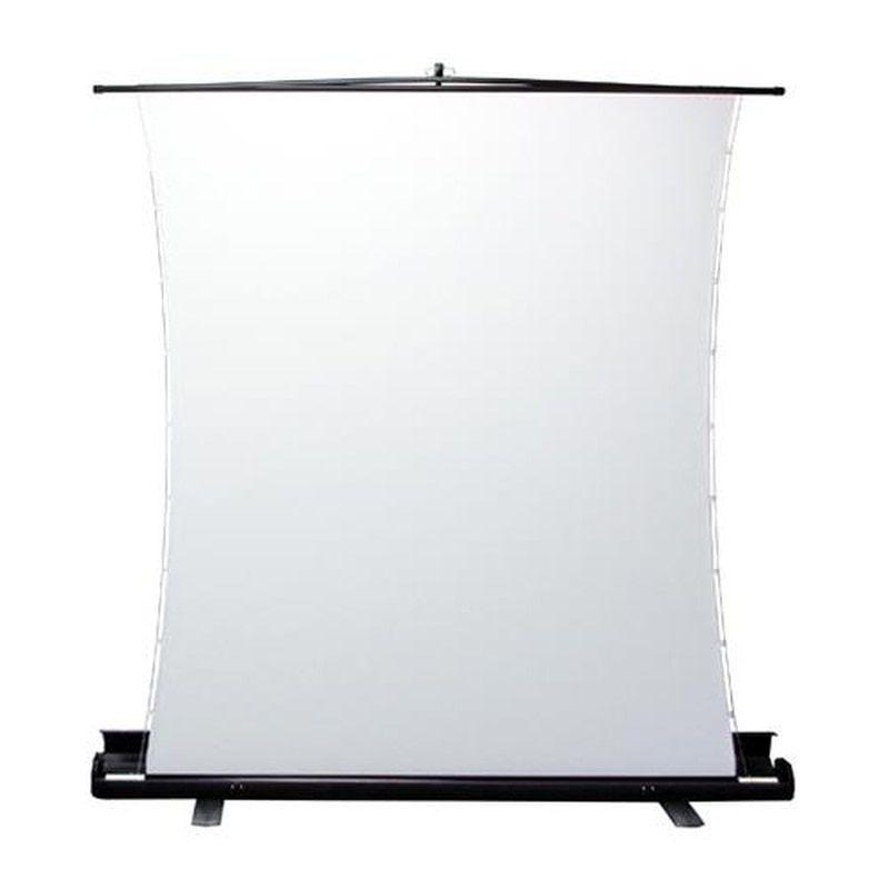 >エスコ EA761LM-131A 2001x2110mmスクリーン(床置き式/アスペクトフリー) 1個(ご注文単位1個)【直送品】