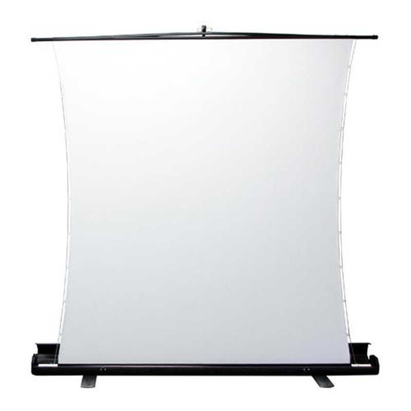 エスコ EA761LM-132A 2444x2400mmスクリーン(床置き式/アスペクトフリー) 1個(ご注文単位1個)【直送品】