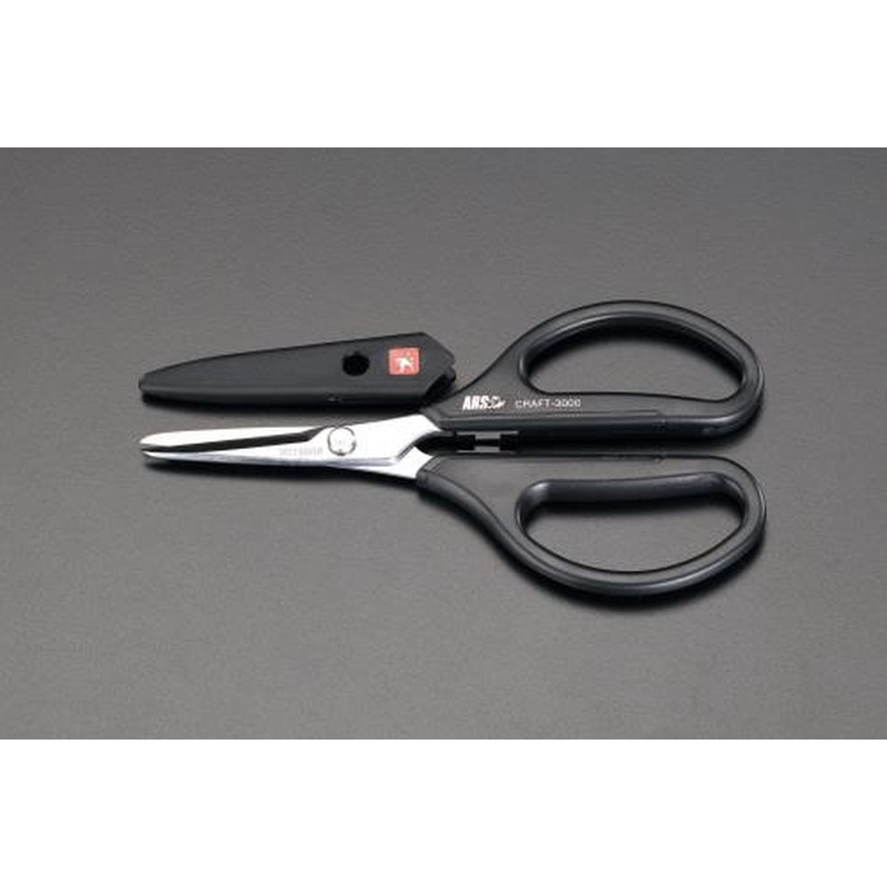 エスコ EA540CE 169mmはさみ・万能(キャップ付) 1個（ご注文単位1個）【直送品】