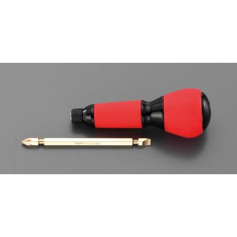 エスコ EA557X-26[＋-]ドライバー(電工型・差替式) 1個（ご注文単位1個）【直送品】