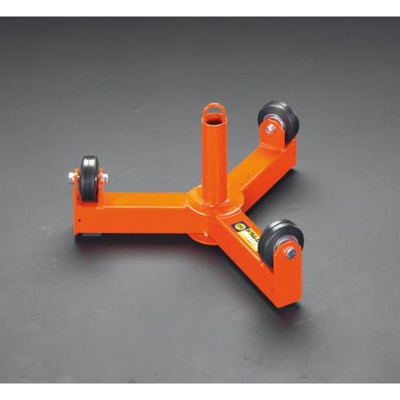 エスコ EA632AE-1 750mmケーブルドラム用ローラー(脚部固定式) 1個(ご注文単位1個)【直送品】