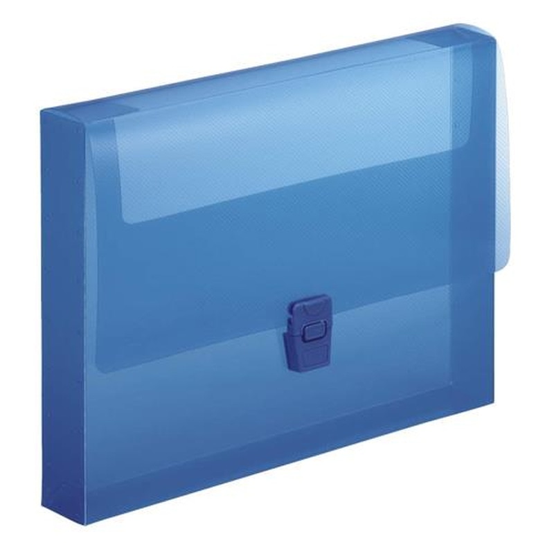 エスコ EA762CF-324 A4/240x320x40mmハンドファイル(ブルー) 1個（ご注文単位1個）【直送品】