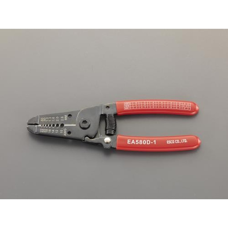 エスコ EA580D-1 0.6-2.6mmワイヤーストリッパー 1個（ご注文単位1個）【直送品】