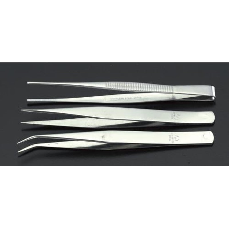 エスコ EA595KB 3本組ピンセット 1個（ご注文単位1個）【直送品】