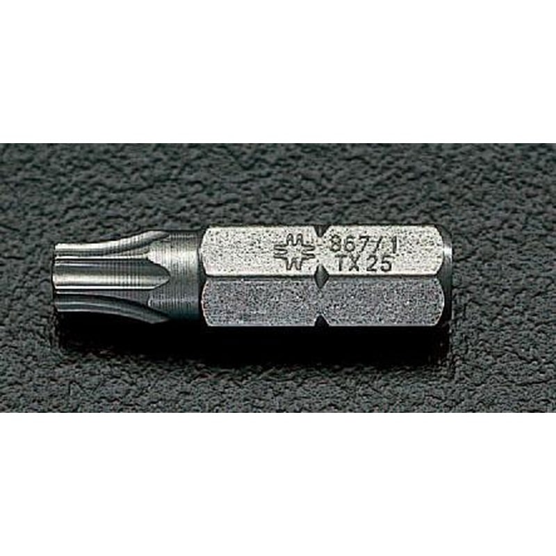 エスコ EA611GL-5 T5x25mm［Torx]ドライバービット 1個（ご注文単位1個）【直送品】