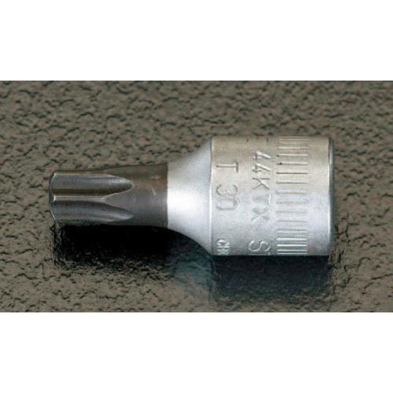エスコ EA611BD-27 1/4”DRxT27［Torx]ビットソケット 1個（ご注文単位1個）【直送品】