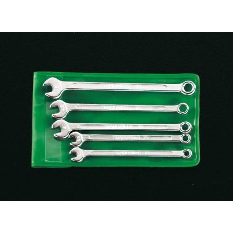 エスコ EA614SS 5本組/3.2-5.0mm片目片口スパナ 1個(ご注文単位1個)【直送品】