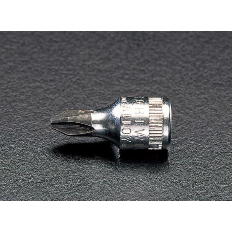 エスコ EA617XM-2 1/4”DR/#2［＋]ビットソケット 1個（ご注文単位1個）【直送品】
