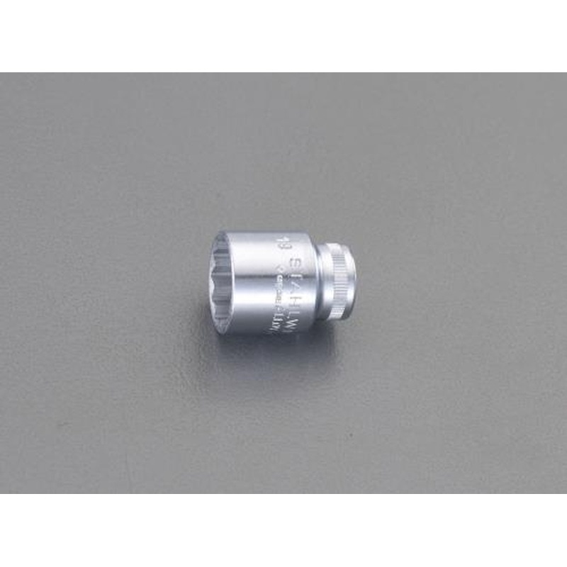 エスコ EA617YA-12 3/8”DRx12mmソケット 1個（ご注文単位1個）【直送品】