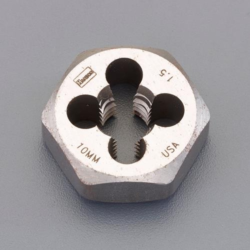 エスコ EA829VL-12 M12x1.75/25.4mm六角ダイス(並目) 1個（ご注文単位1個）【直送品】